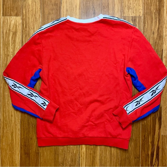 Reebok Logo Tape Crewneck Sweatshirt - Picture 2 of 4